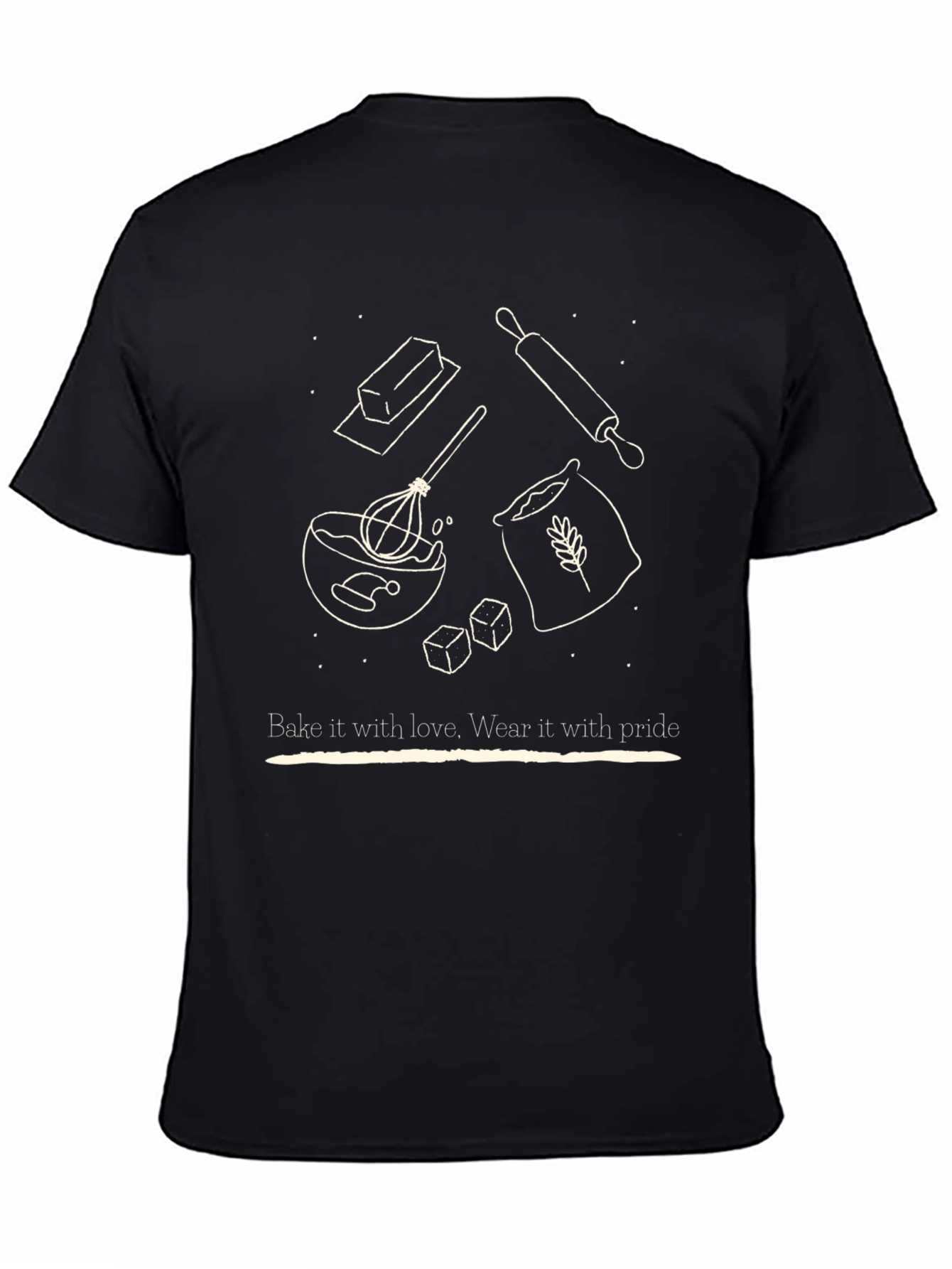 Bake with Love Graphic T-Shirt
