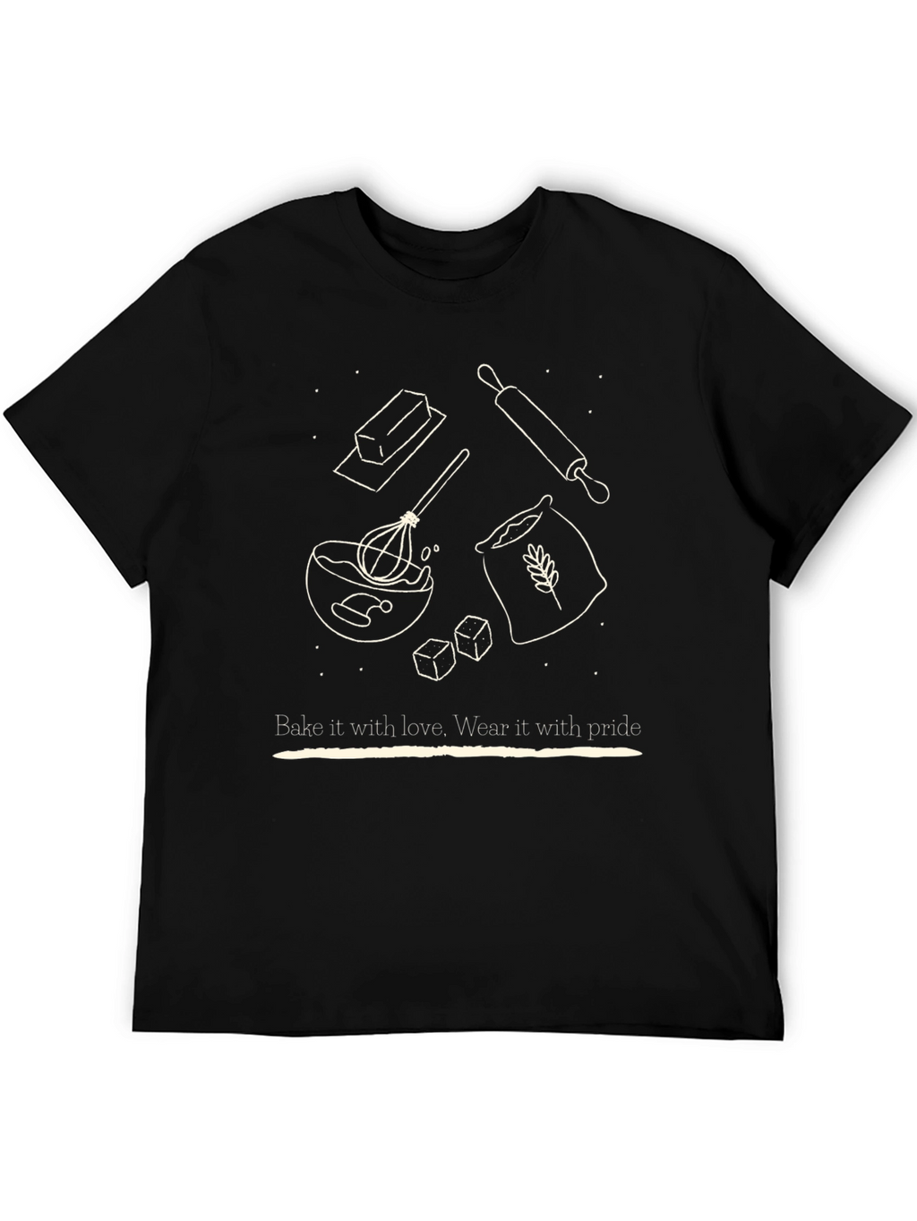 Bake with Love Graphic T-Shirt