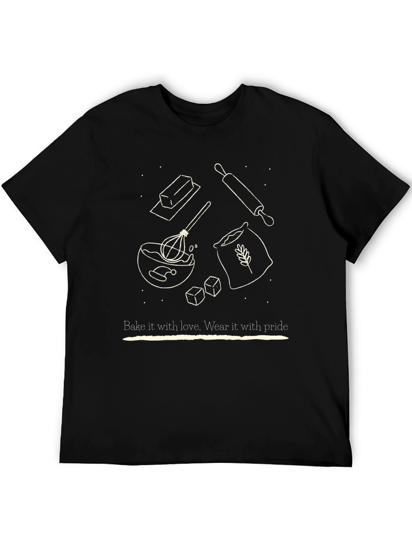 Bake with Love Graphic T-Shirt