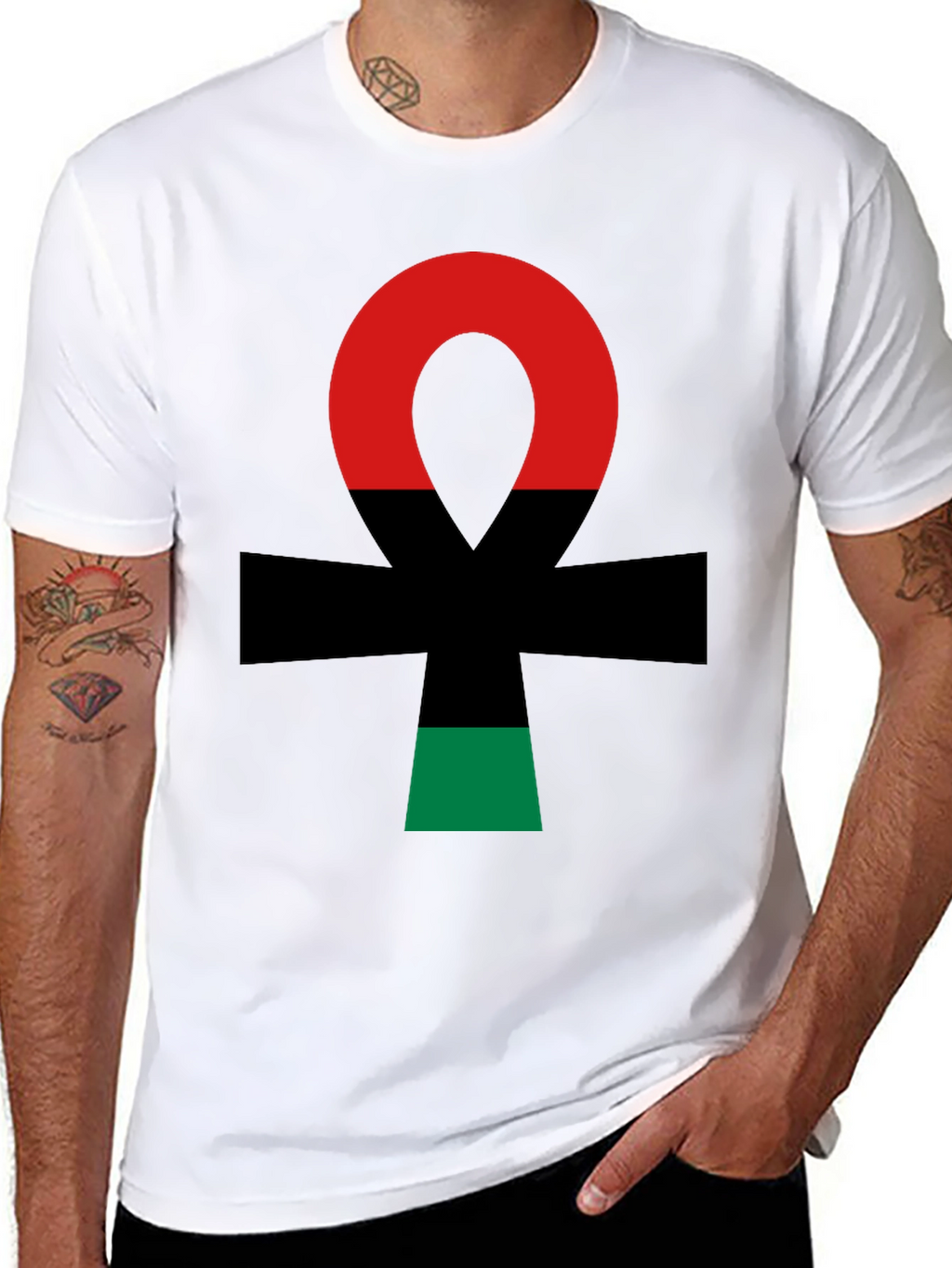 Pan-African Ankh T-Shirt - Black Empowerment