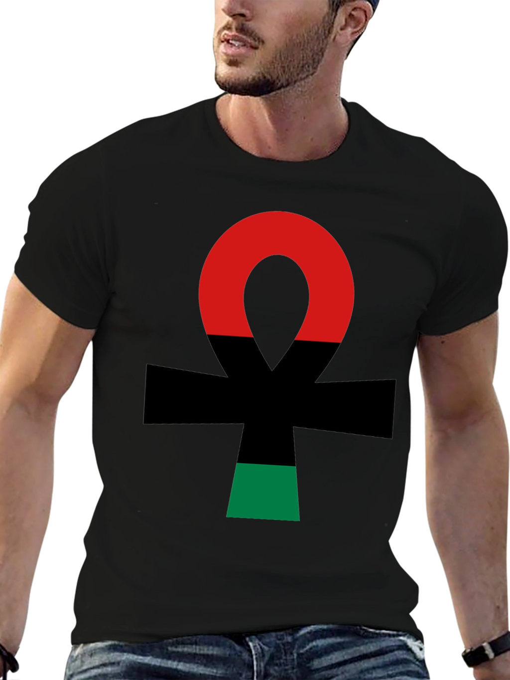 Pan-African Ankh T-Shirt - Black Empowerment
