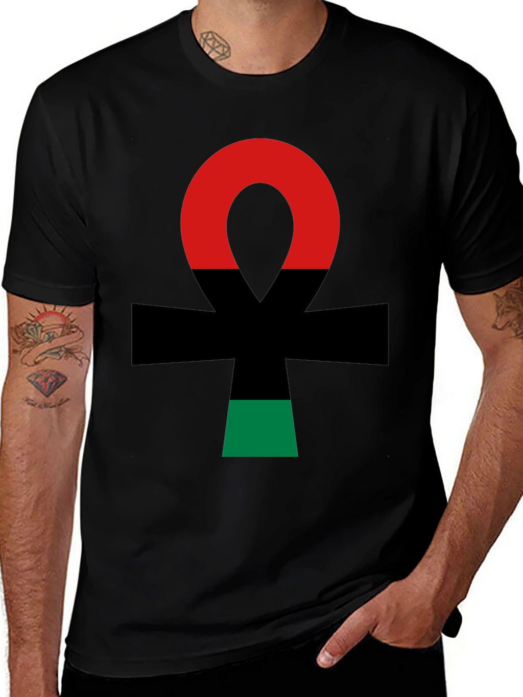 Pan-African Ankh T-Shirt - Black Empowerment