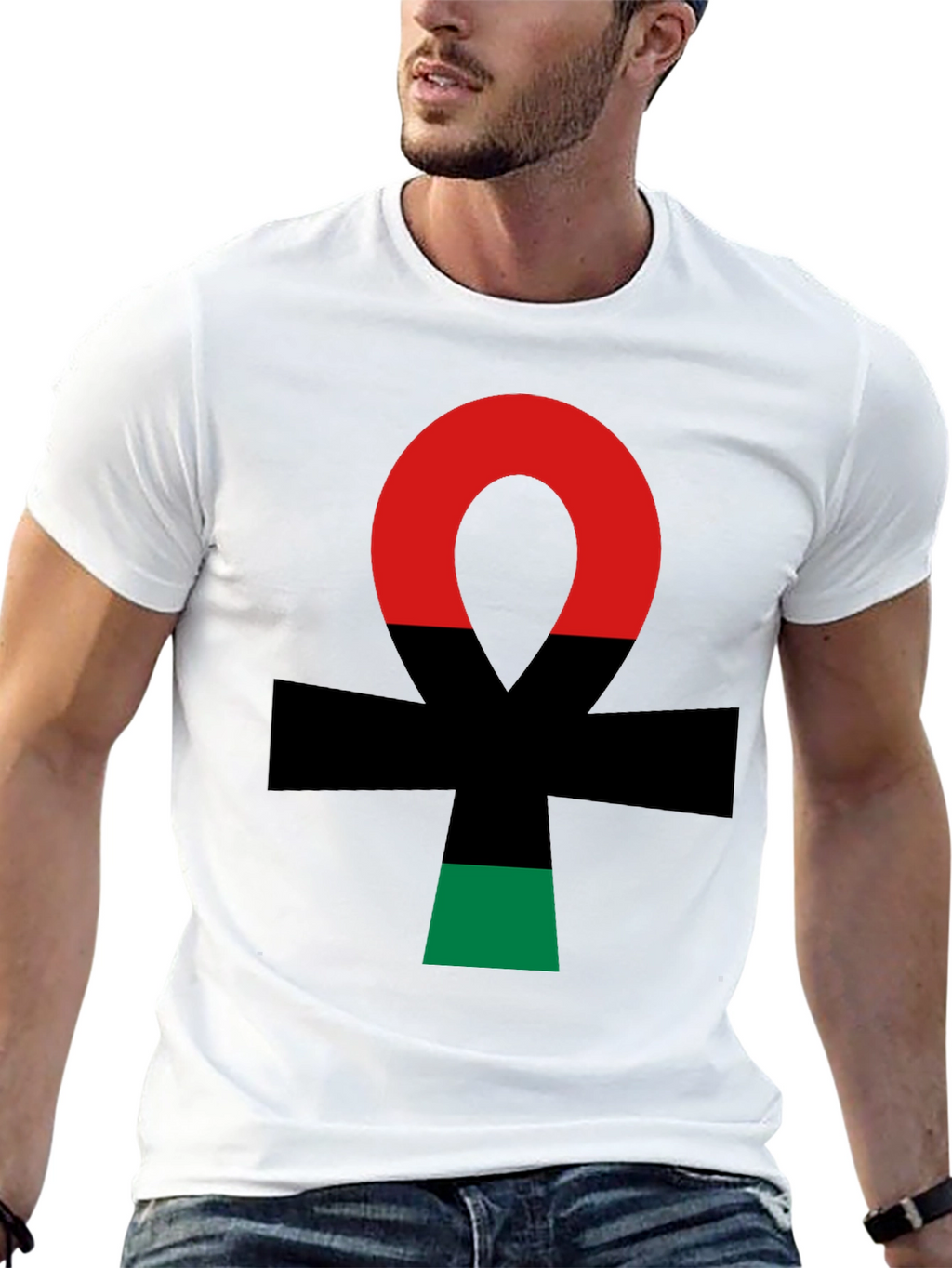 Pan-African Ankh T-Shirt - Black Empowerment