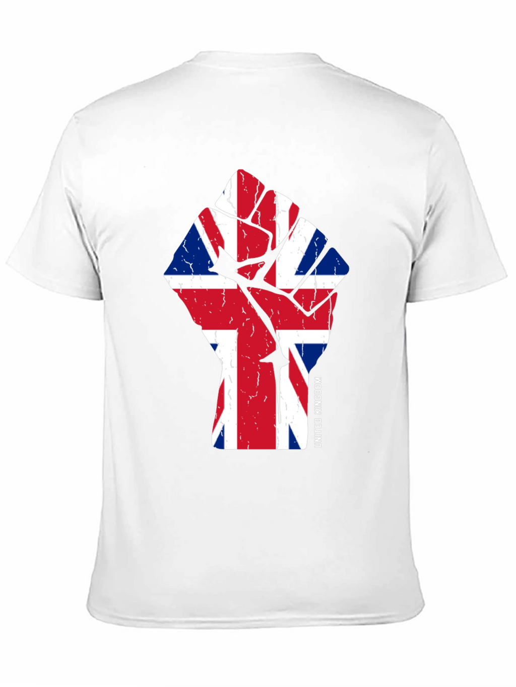 United Kingdom Flag Fist Graphic Tee