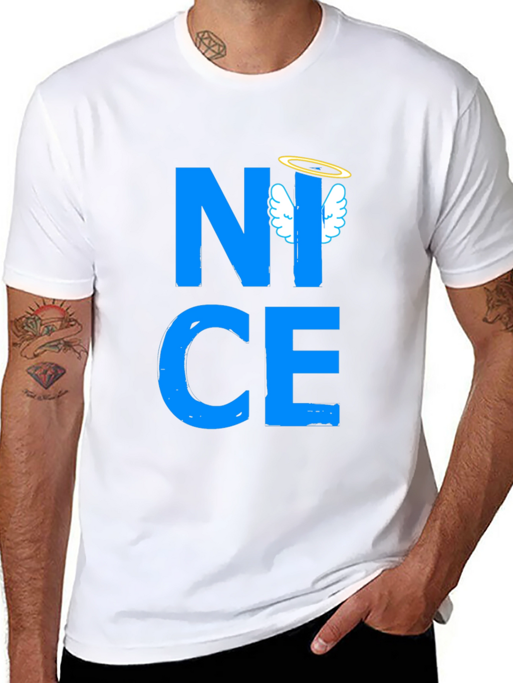 Nice Angel Graphic T-Shirt