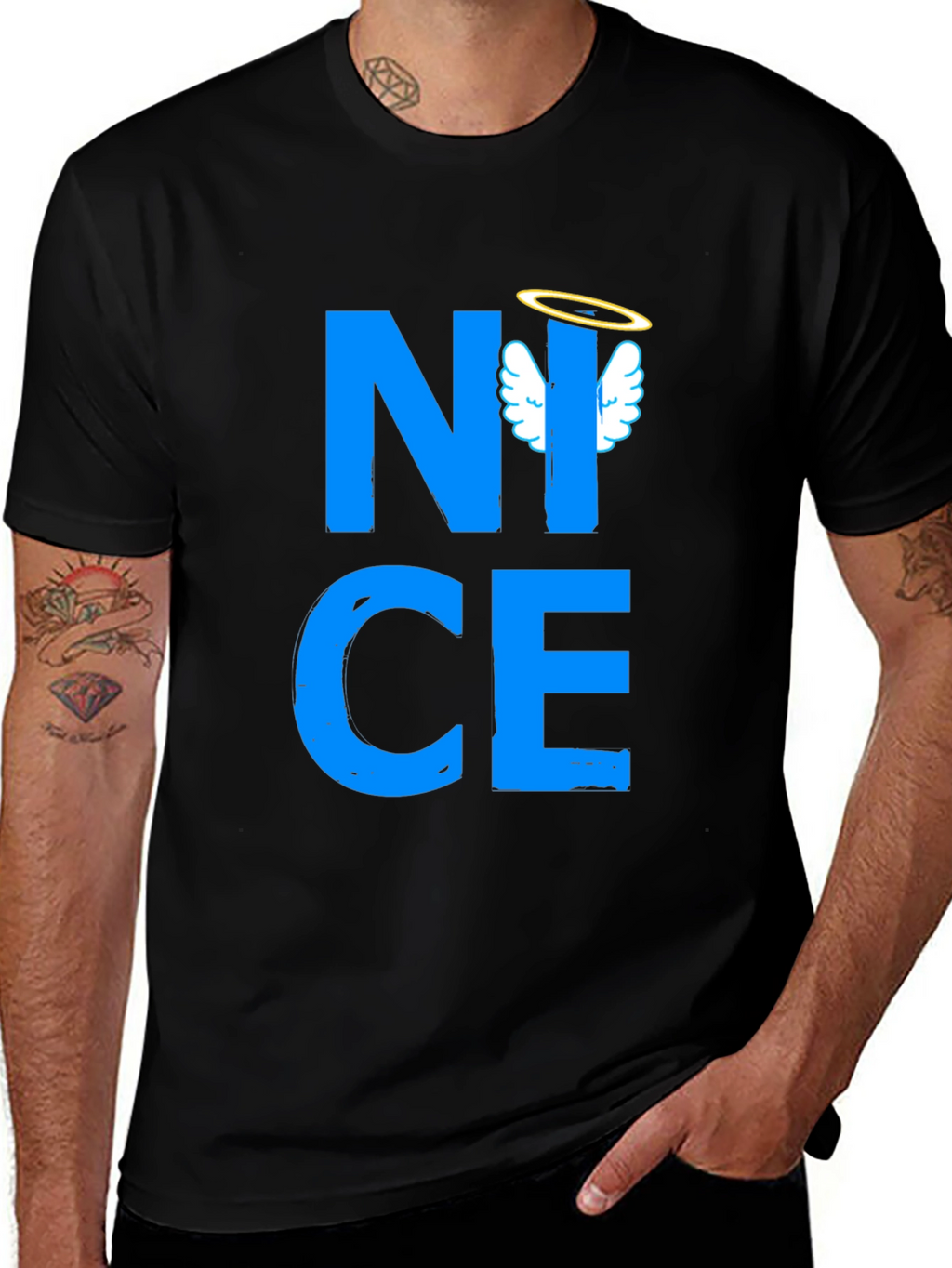 Nice Angel Graphic T-Shirt