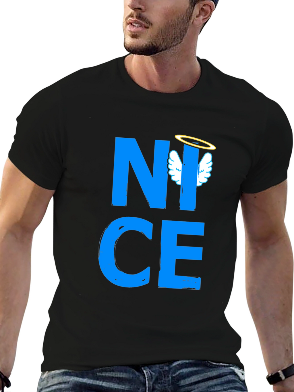 Nice Angel Graphic T-Shirt