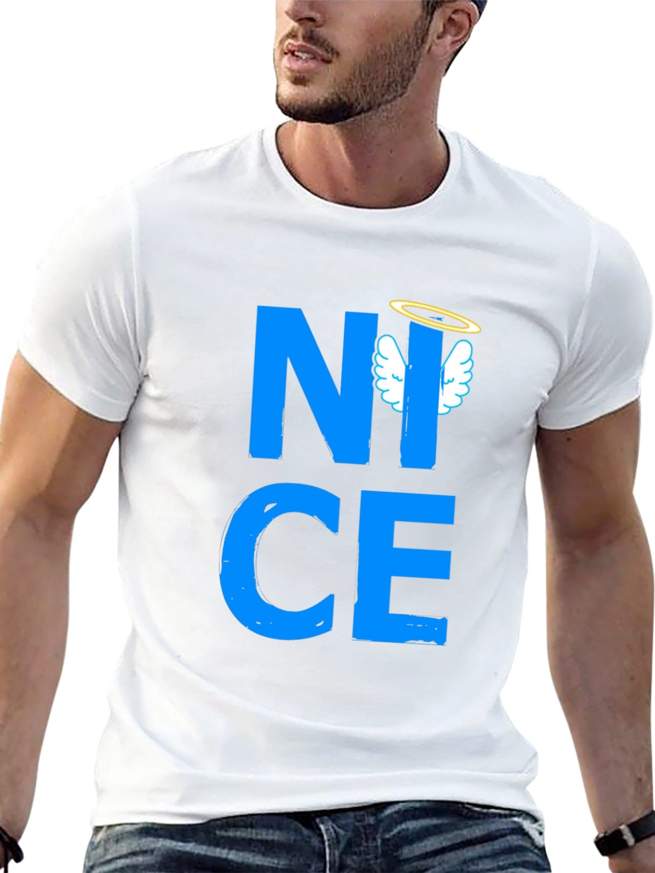 Nice Angel Graphic T-Shirt