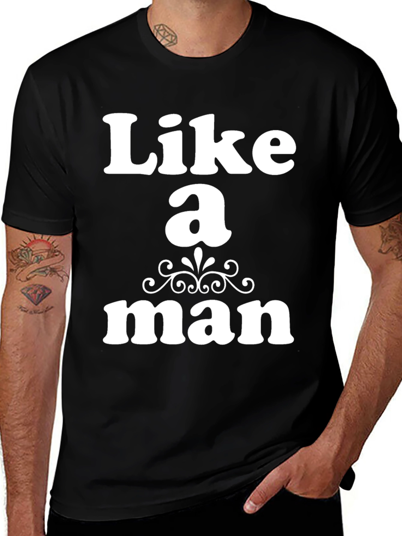 Like a Man Graphic T-Shirt
