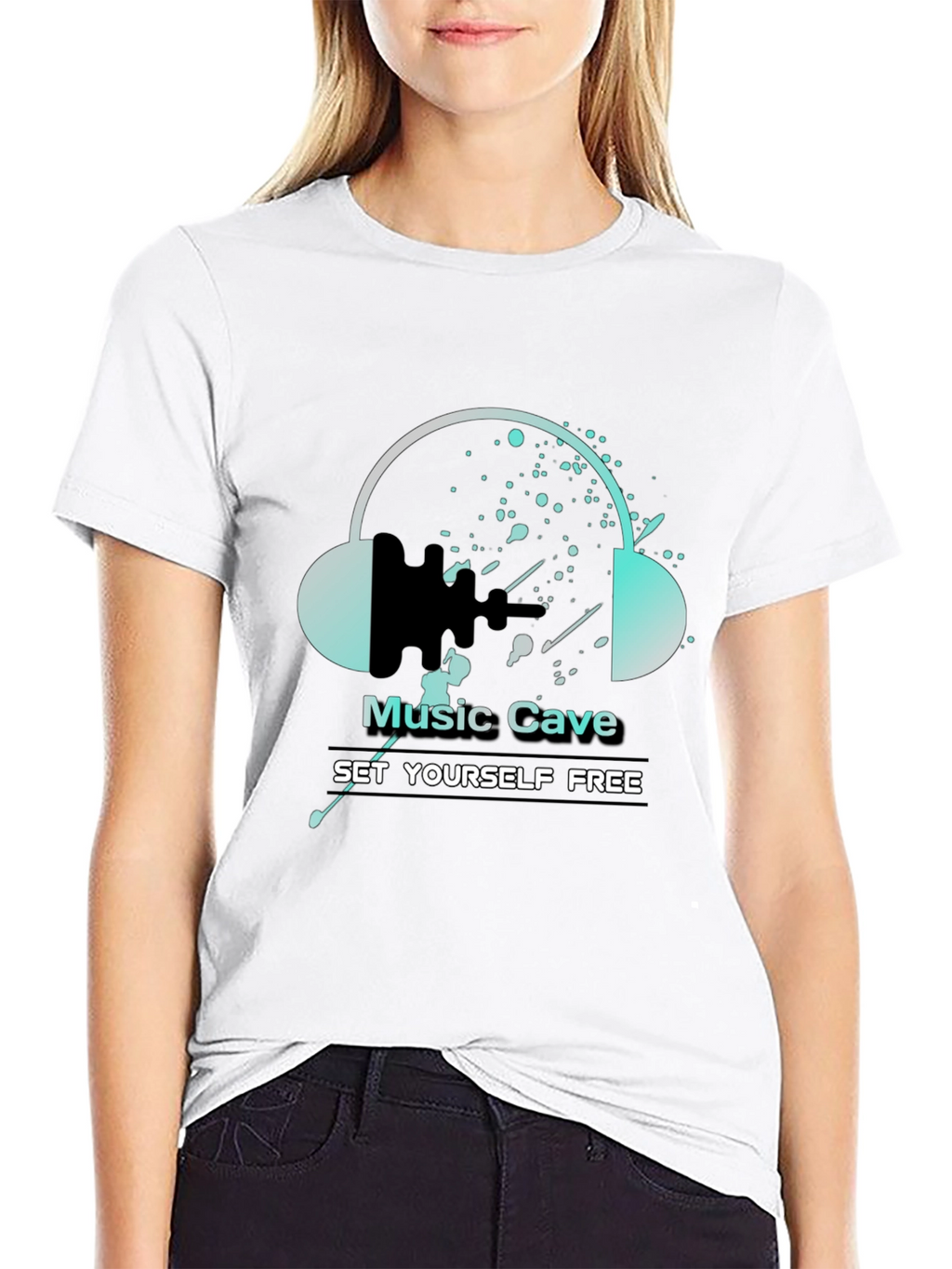 Music Cave T-Shirt - Set Yourself Free