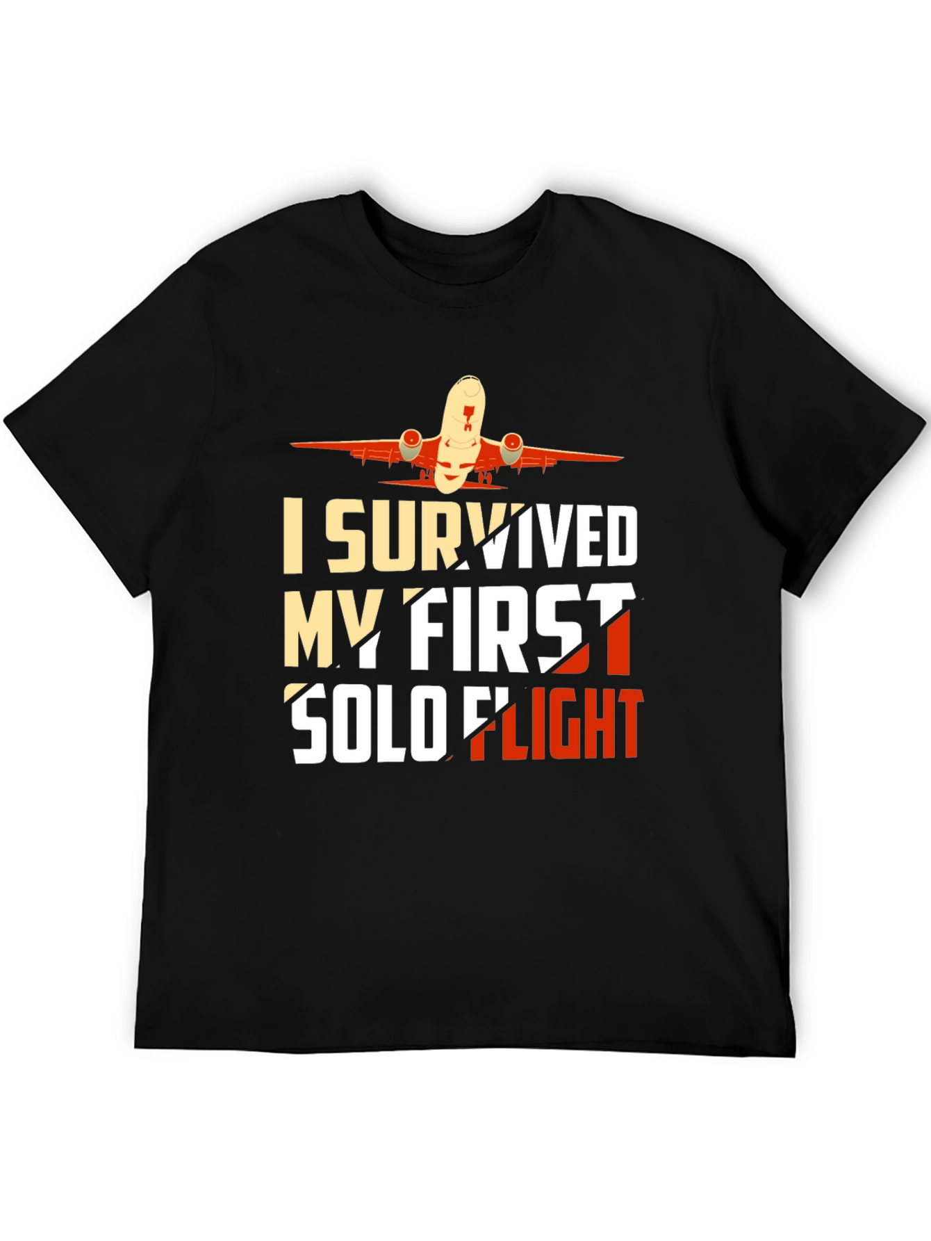 I Survived My First Solo Flight Graphic T-Shirt