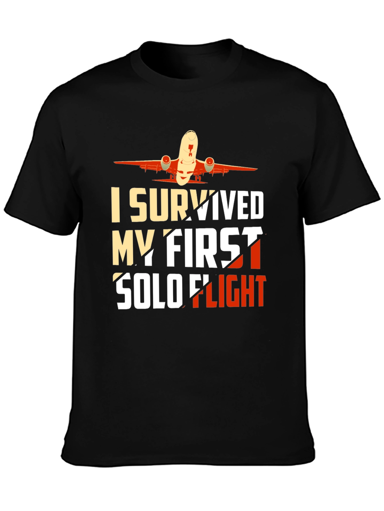 I Survived My First Solo Flight Graphic T-Shirt