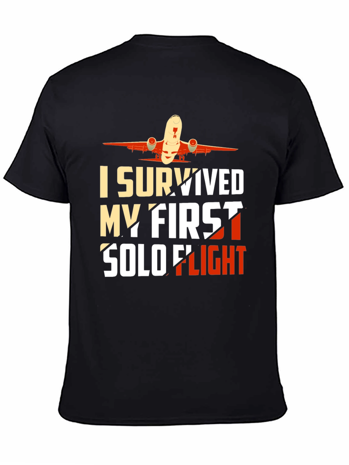 I Survived My First Solo Flight Graphic T-Shirt