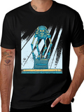 Skeleton Swimmer Black T-Shirt