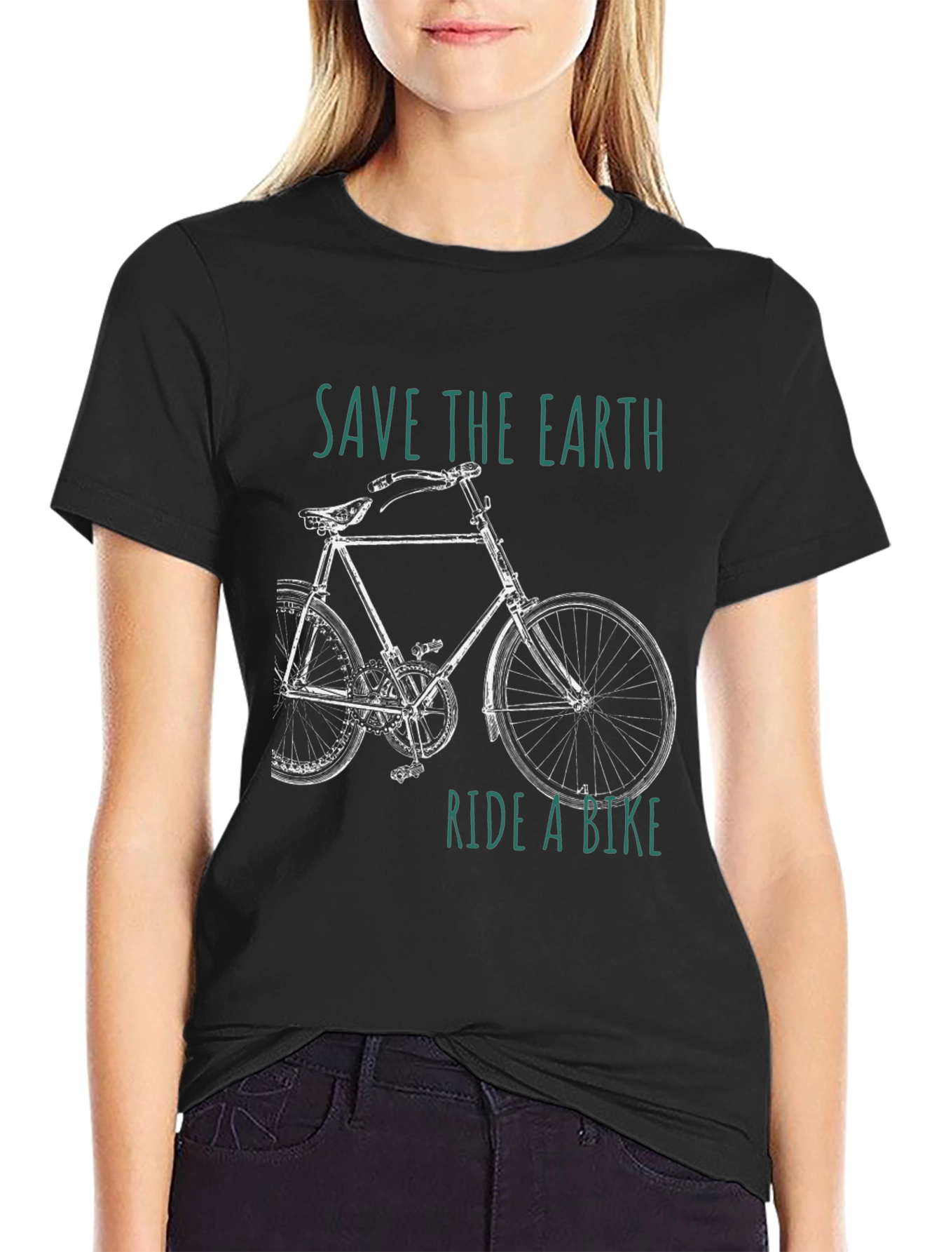 Save the Earth T-Shirt: Ride a Bike Tee
