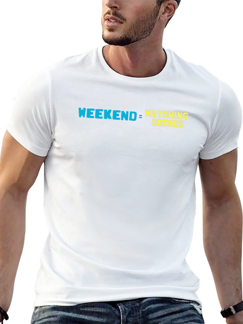 Weekend Watching Series T-Shirt - Comfy Black Tee