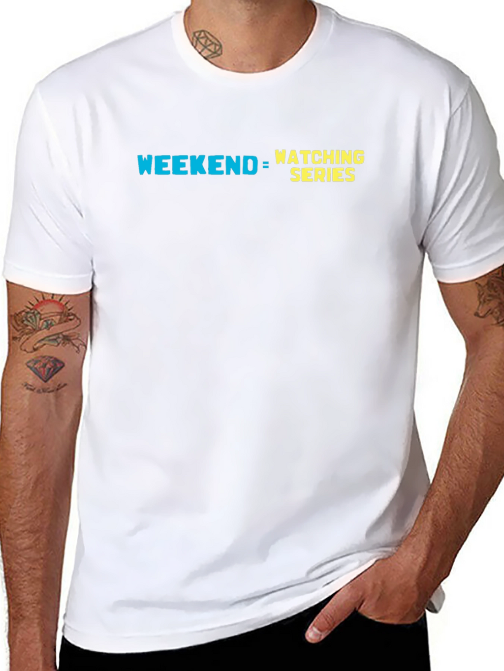 Weekend Watching Series T-Shirt - Comfy Black Tee