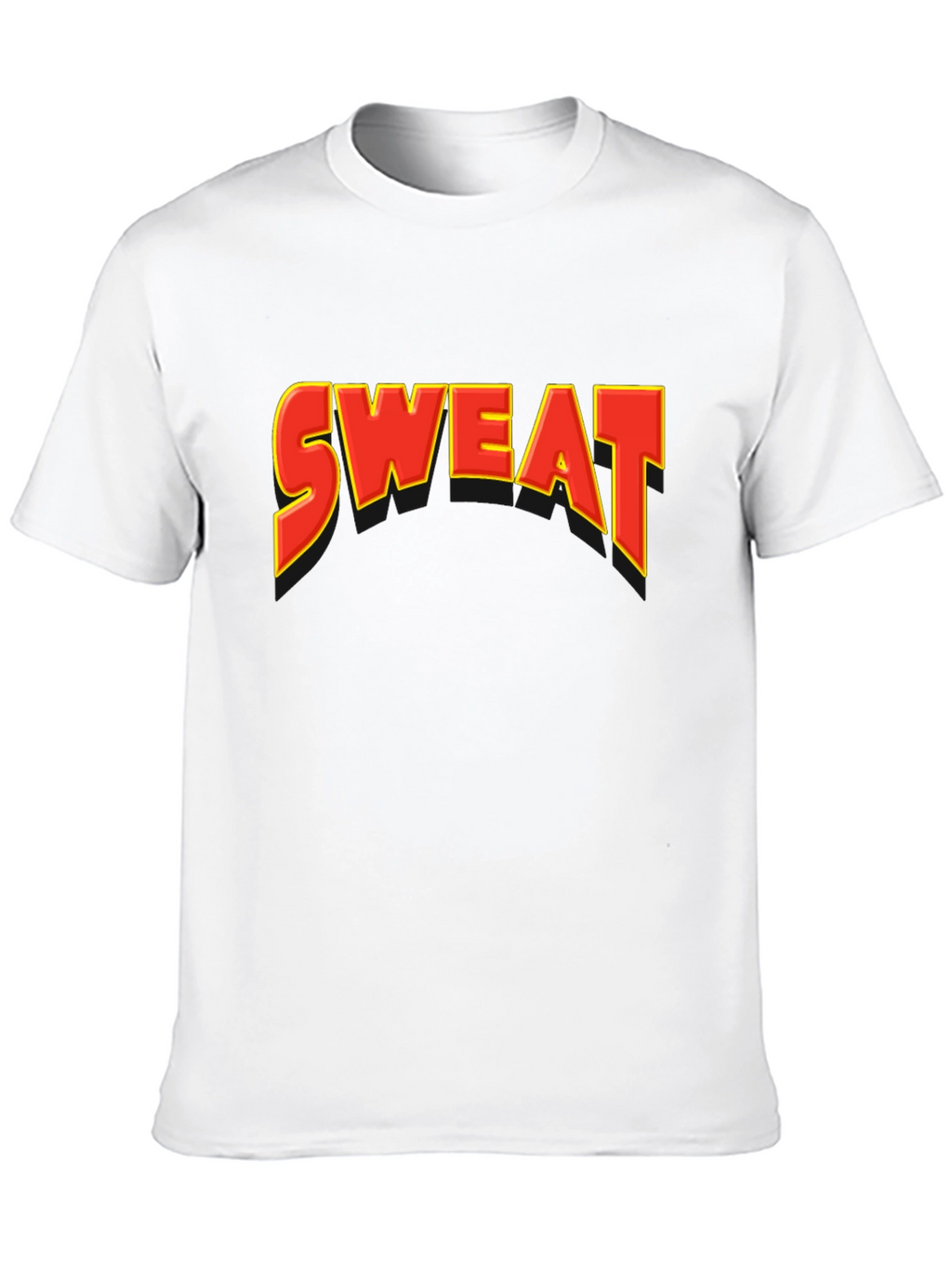 Sweat Graphic Tee - Bold Statement Shirt