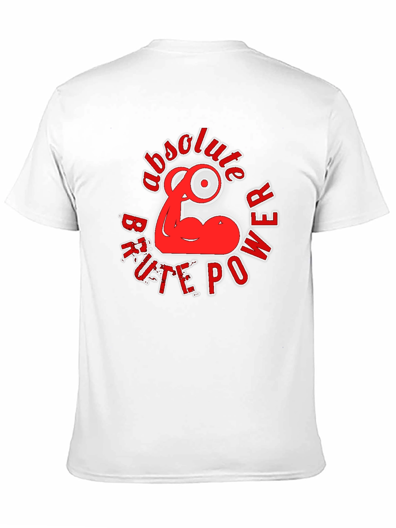 Absolute Power T-Shirt - Black Red Graphic Design