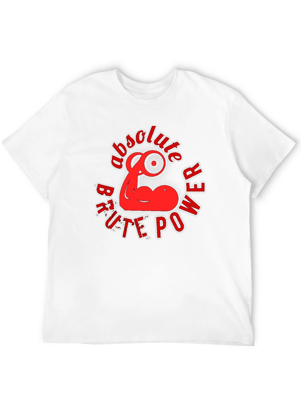 Absolute Power T-Shirt - Black Red Graphic Design