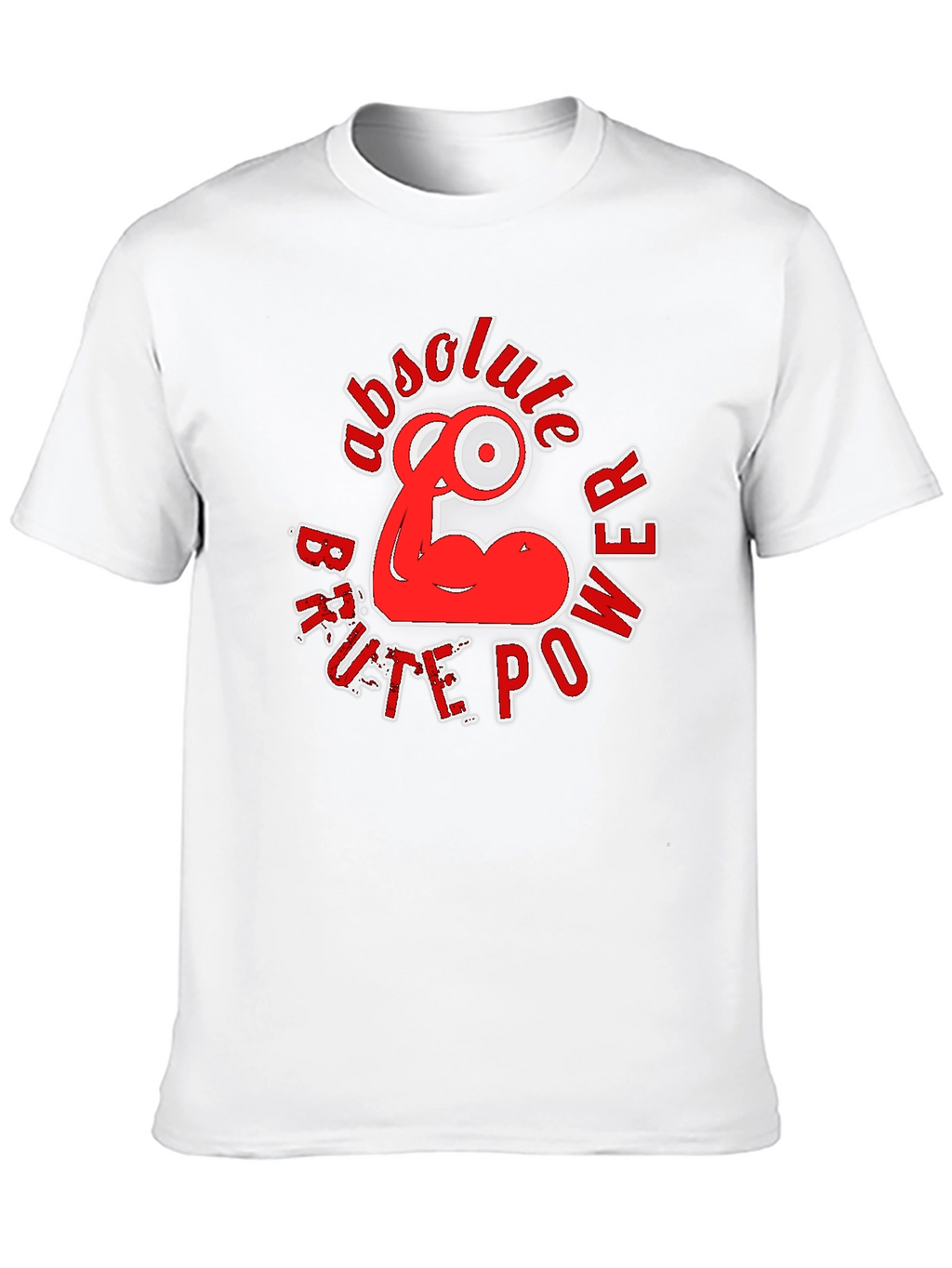 Absolute Power T-Shirt - Black Red Graphic Design