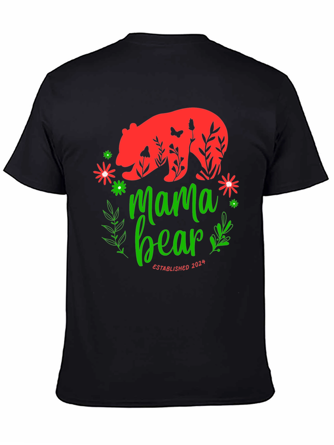 Mama Bear Established 2024 Graphic Tee