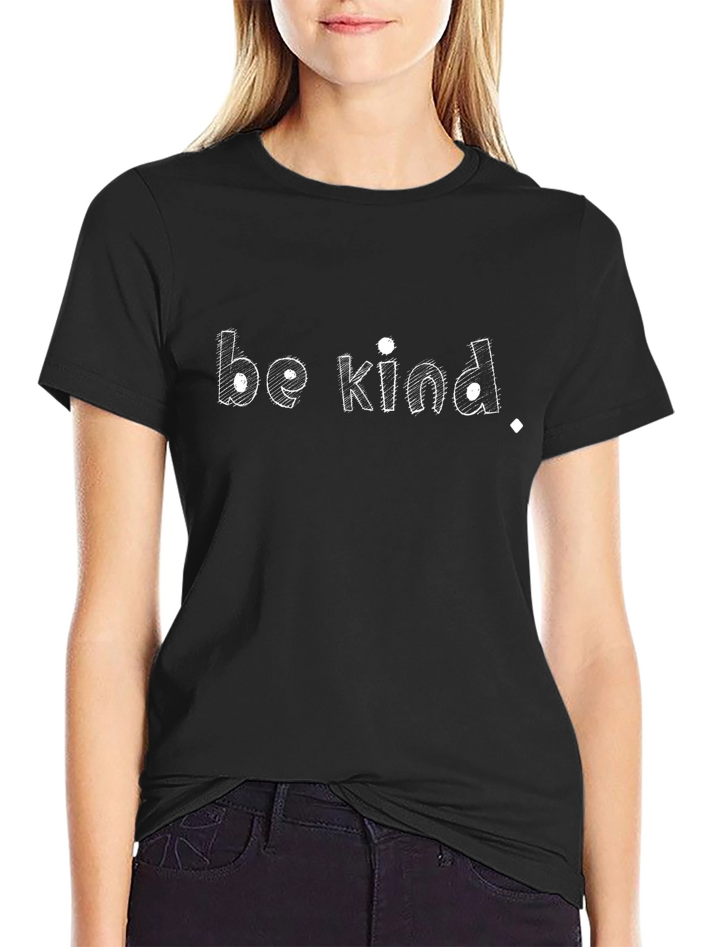 Be Kind Graphic Black T-Shirt