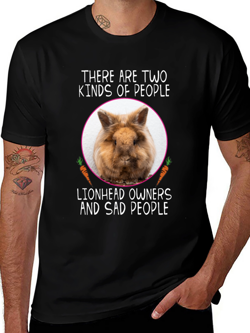 Lionhead Owners T-Shirt: Funny Rabbit Tee