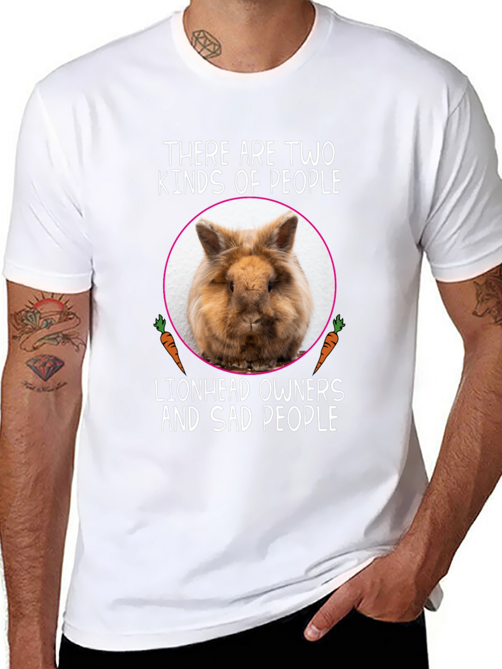 Lionhead Owners T-Shirt: Funny Rabbit Tee