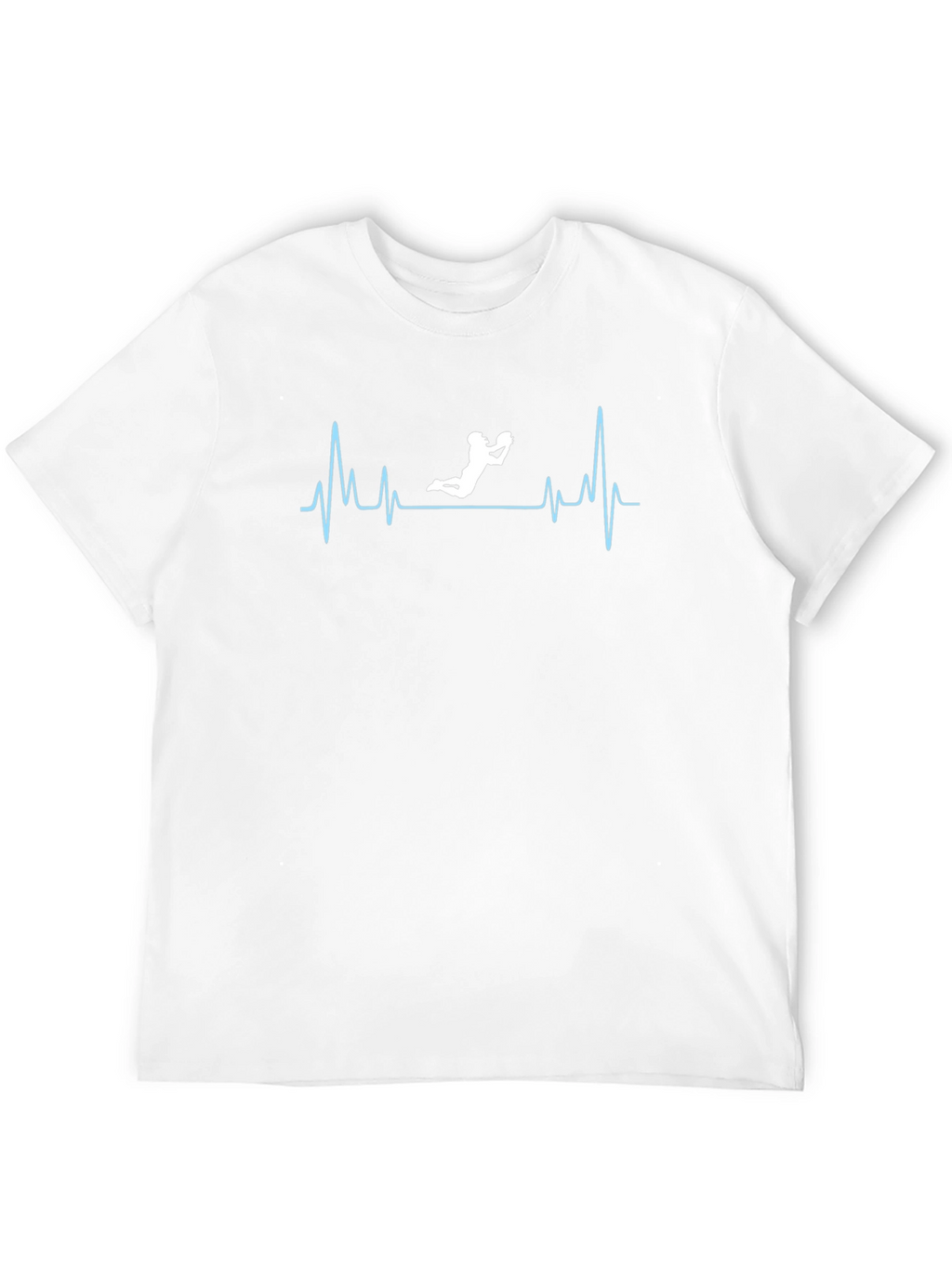 Rugby Heartbeat T-Shirt - Black
