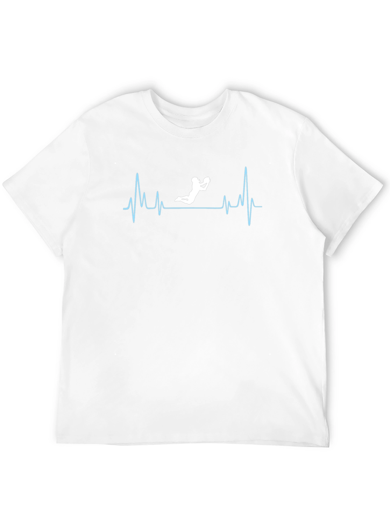 Rugby Heartbeat T-Shirt - Black