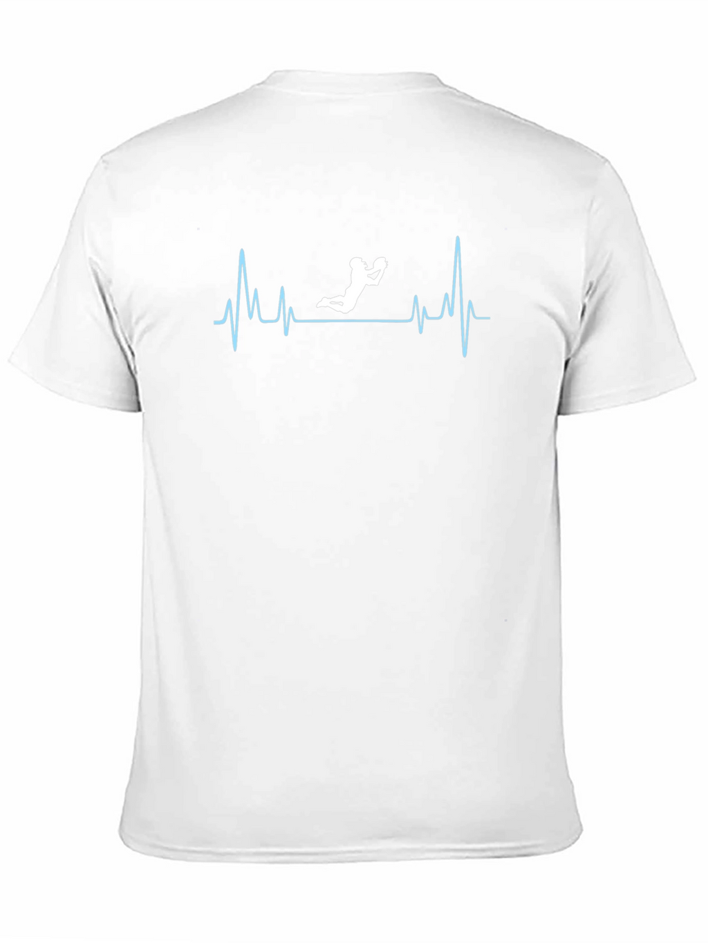 Rugby Heartbeat T-Shirt - Black