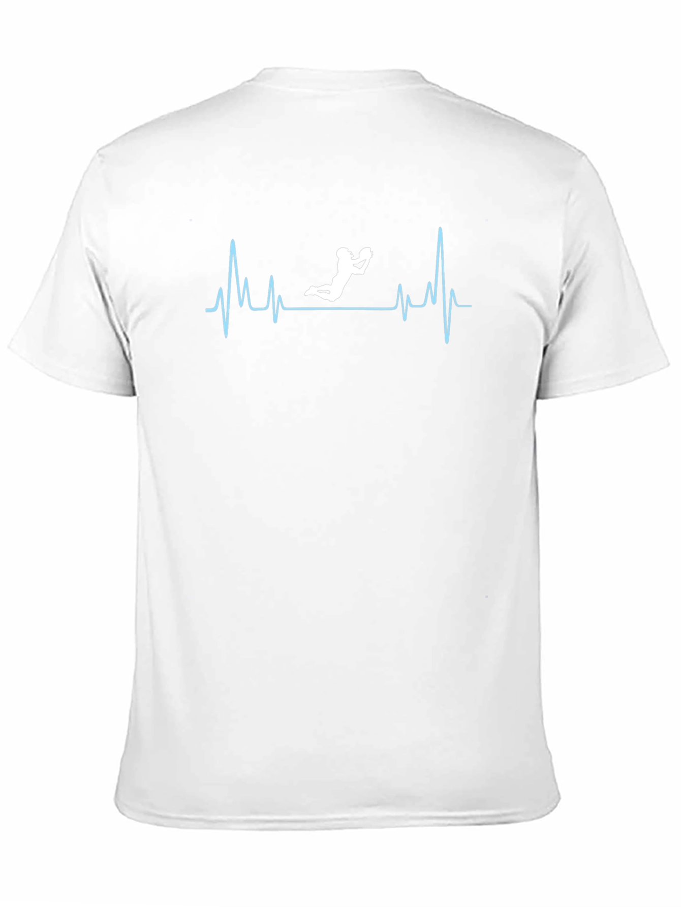 Rugby Heartbeat T-Shirt - Black