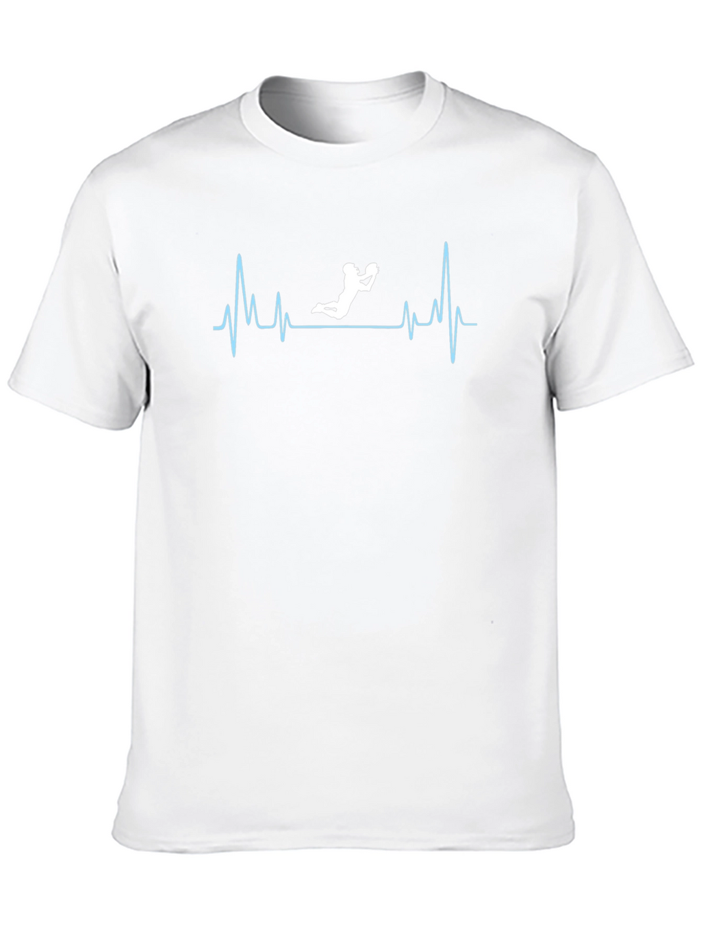 Rugby Heartbeat T-Shirt - Black