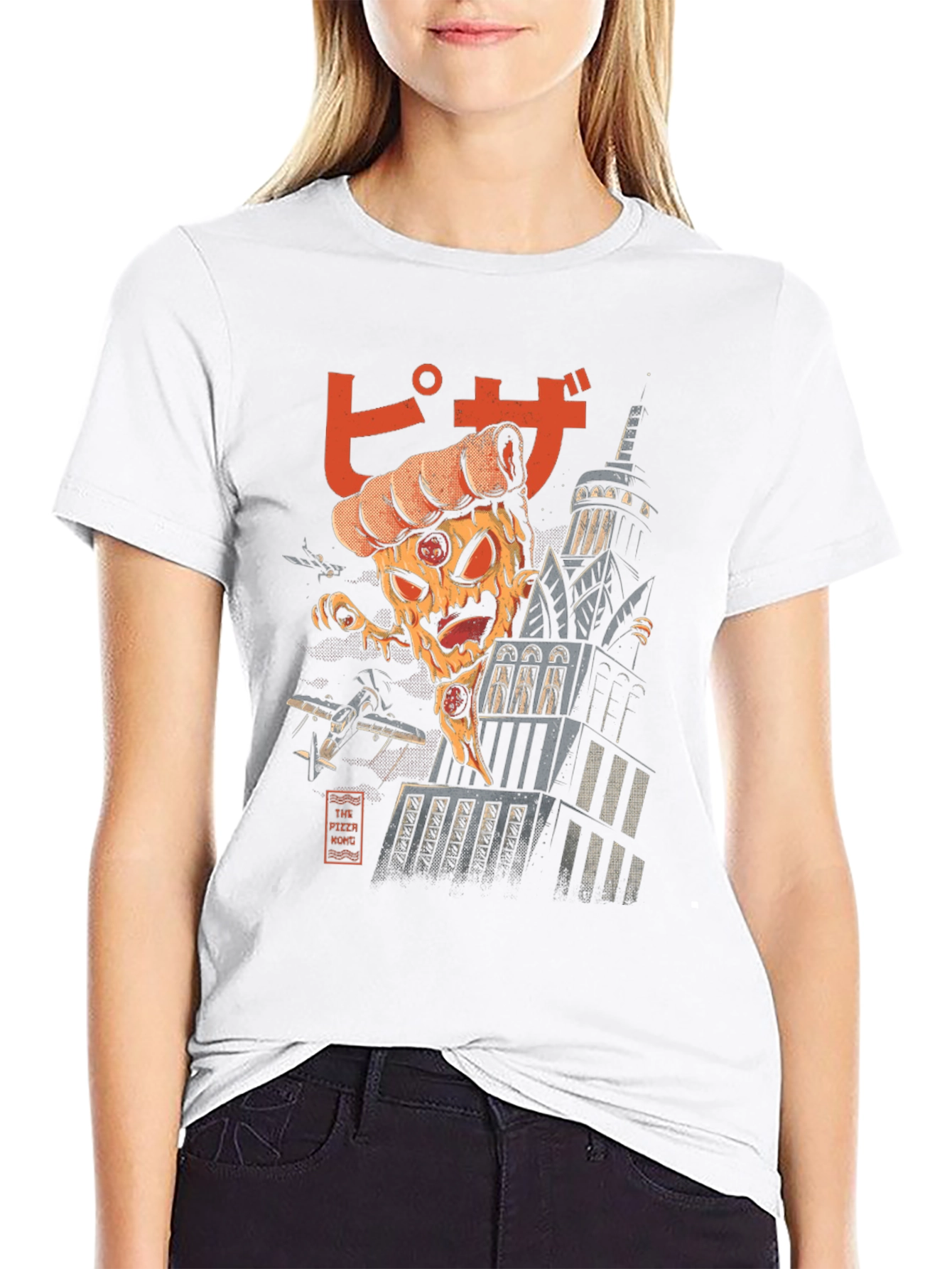 Pizza Monster Graphic T-Shirt