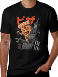 Pizza Monster Graphic T-Shirt
