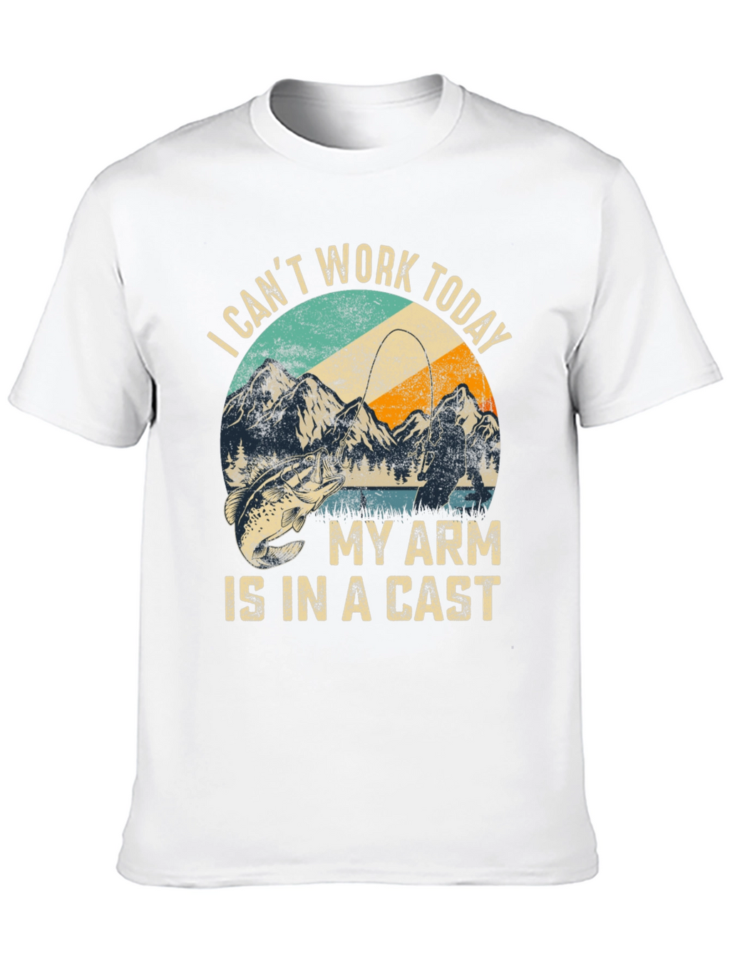 Fishing T-Shirt: I Cant Work Today