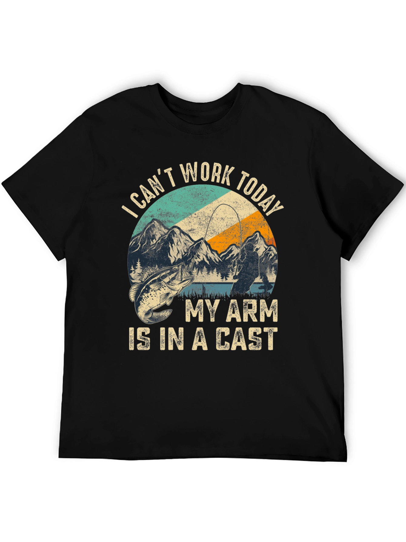 Fishing T-Shirt: I Cant Work Today