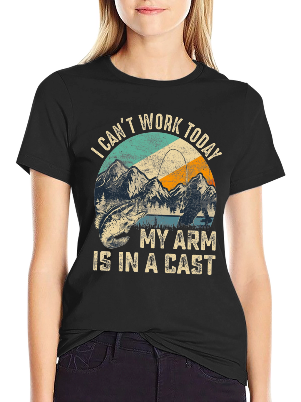 Fishing T-Shirt: I Cant Work Today