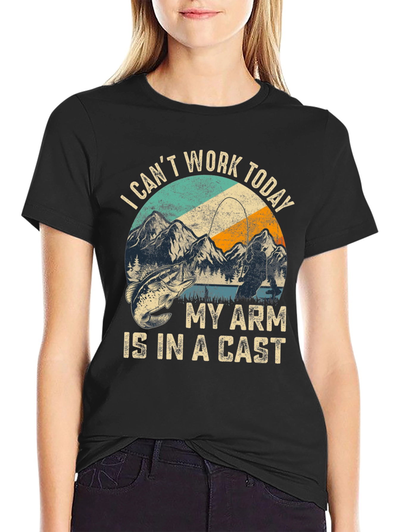 Fishing T-Shirt: I Cant Work Today