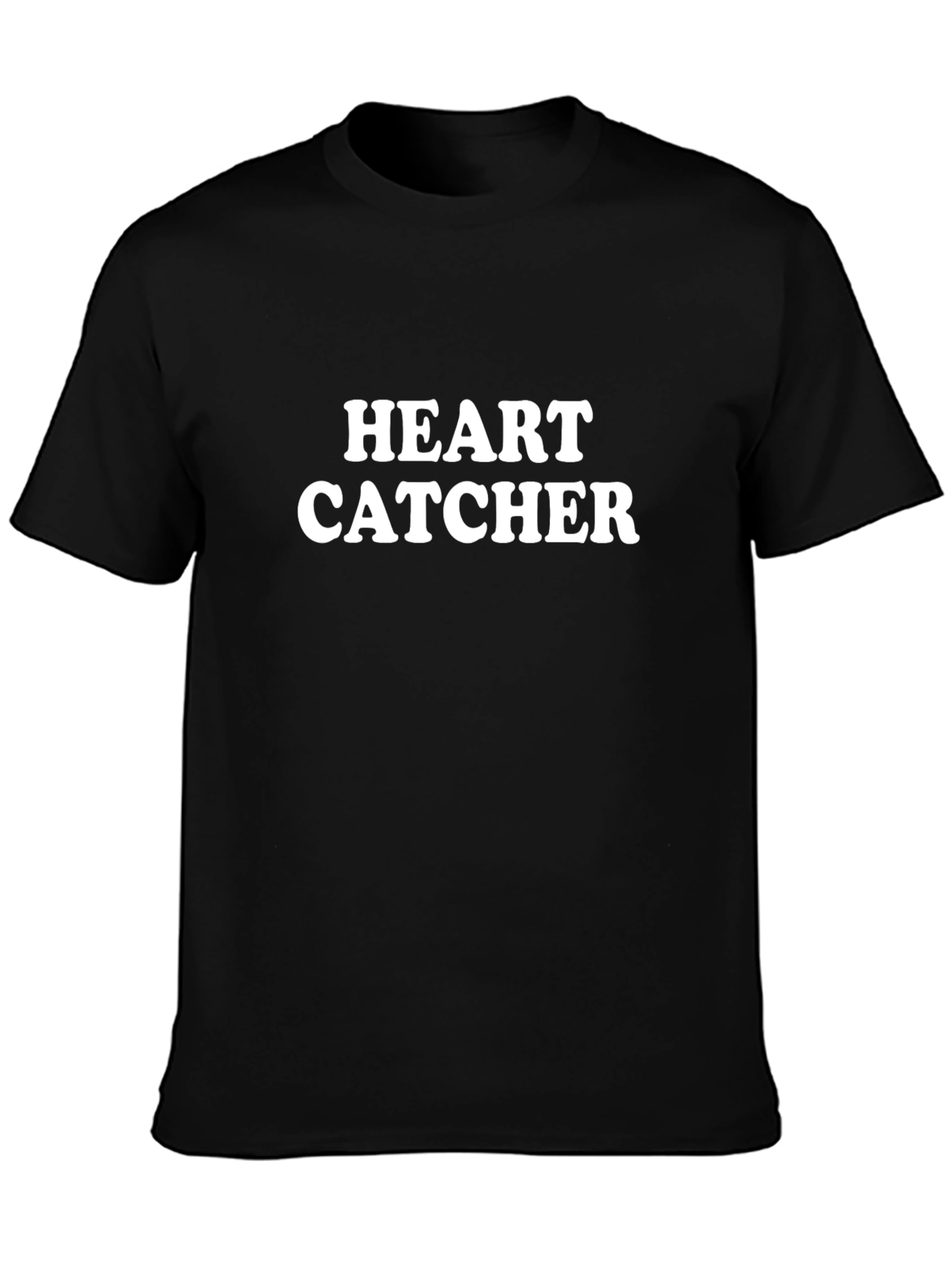 Heart Catcher Black Graphic Tee Shirt