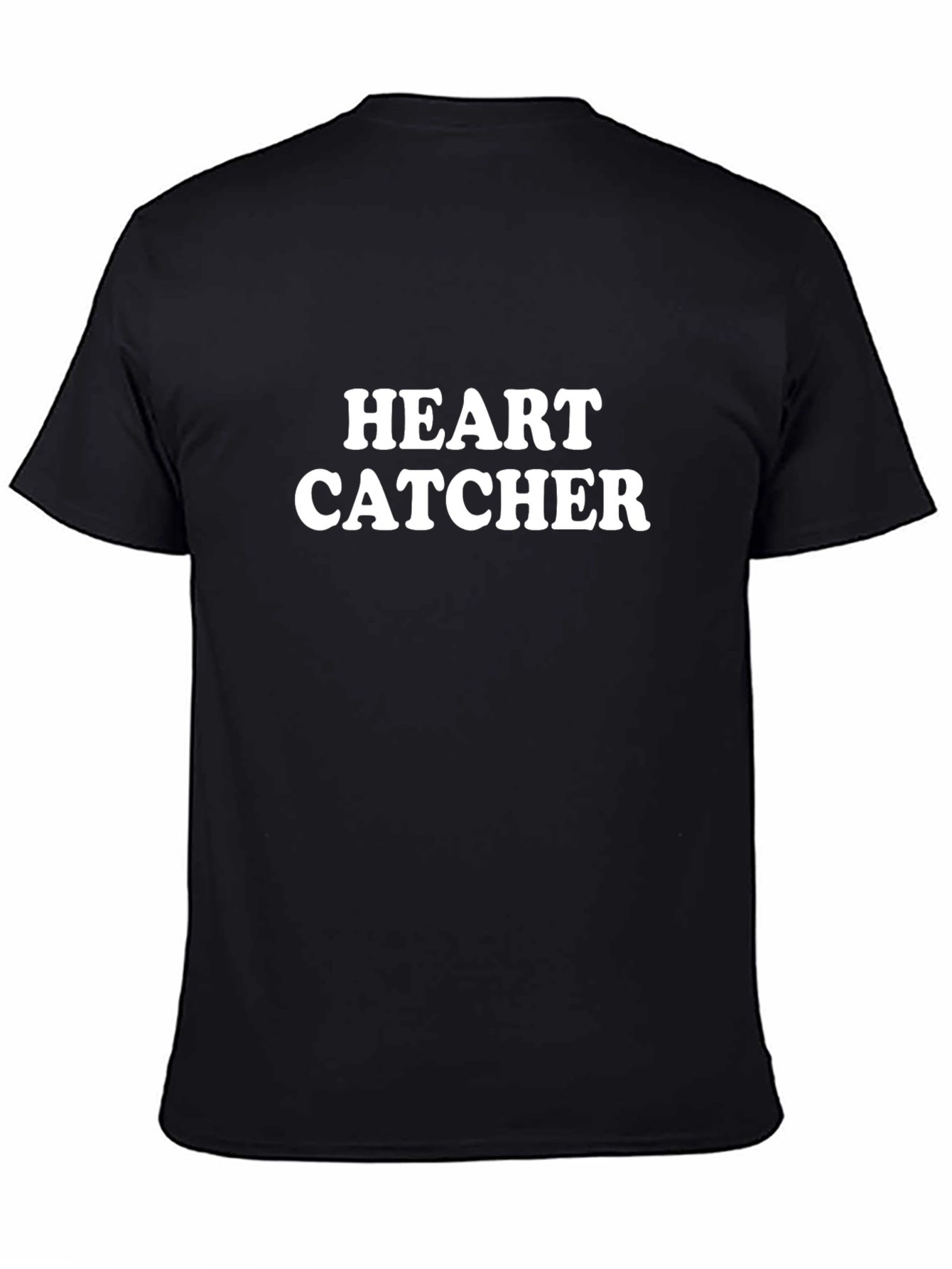Heart Catcher Black Graphic Tee Shirt