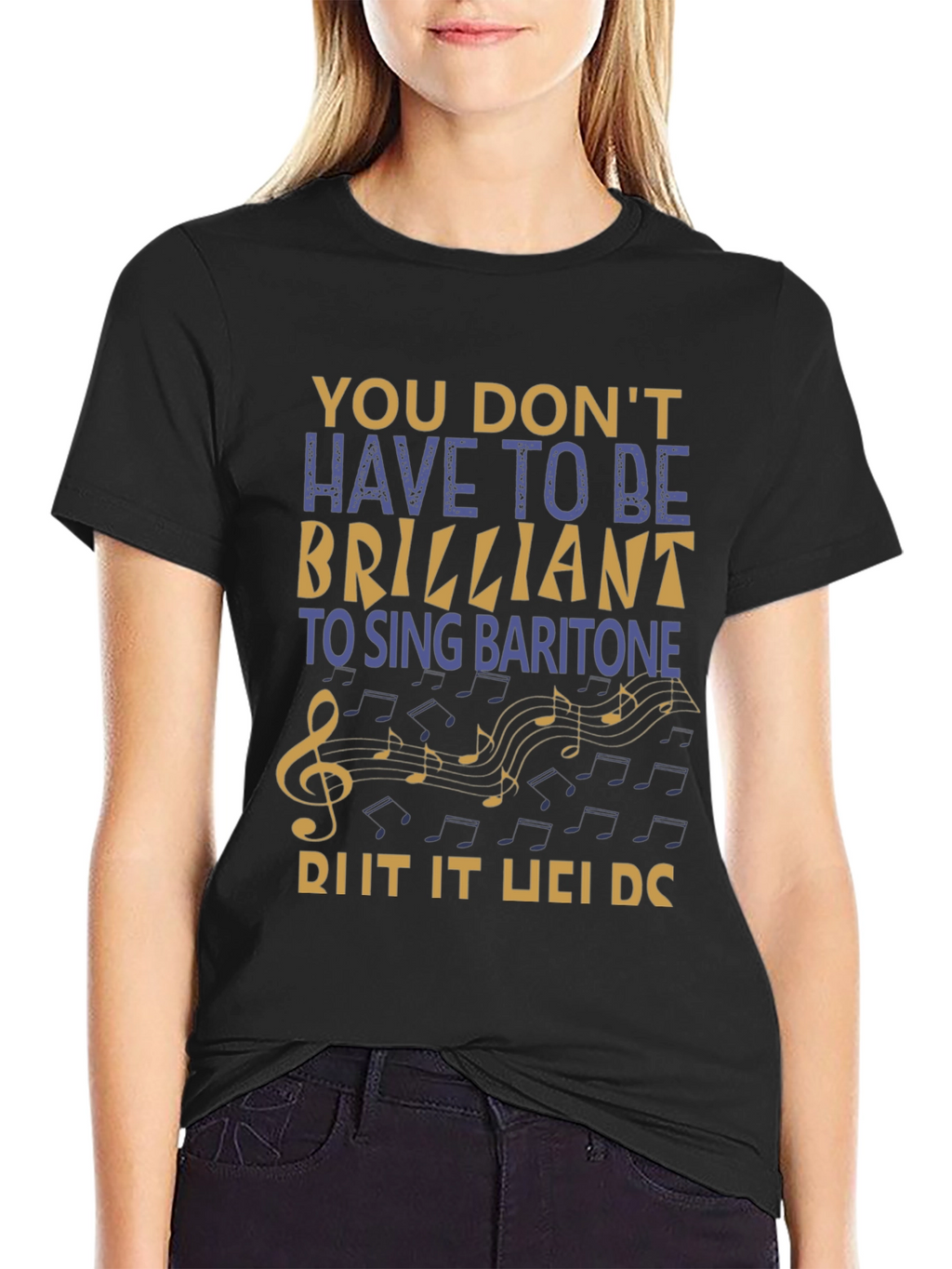 Baritone Singer T-Shirt - Music Lover Gift