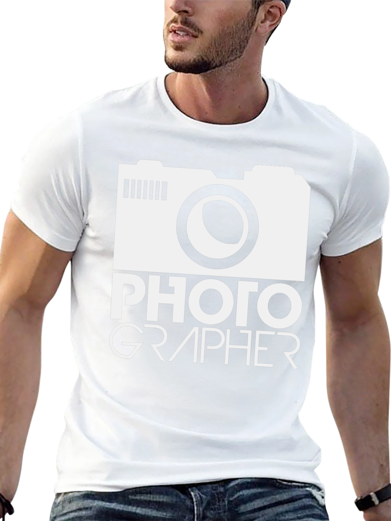 Photographer Graphic T-Shirt - Camera Design Tee