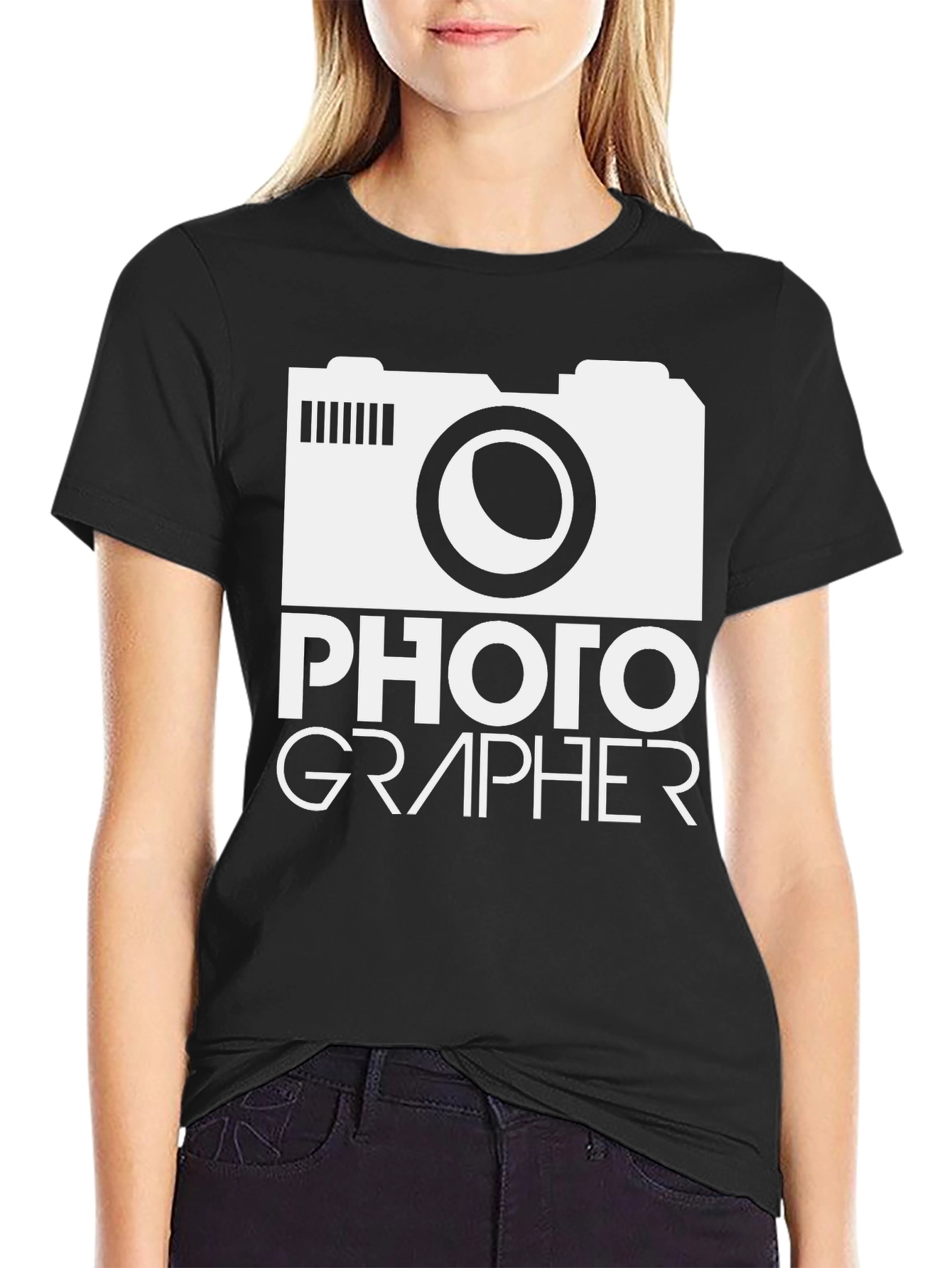 Photographer Graphic T-Shirt - Camera Design Tee