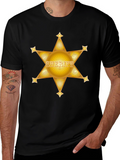 Sheriff Star Black T-Shirt