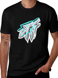 Wolf Graphic Print Tee - Cool Style