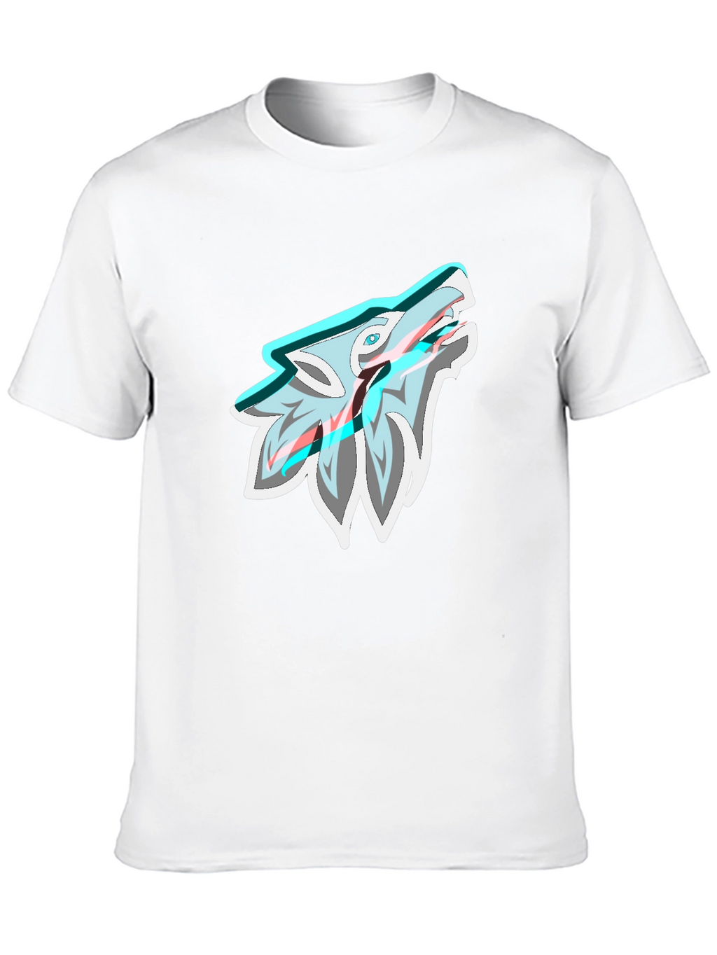 Wolf Graphic Print Tee - Cool Style
