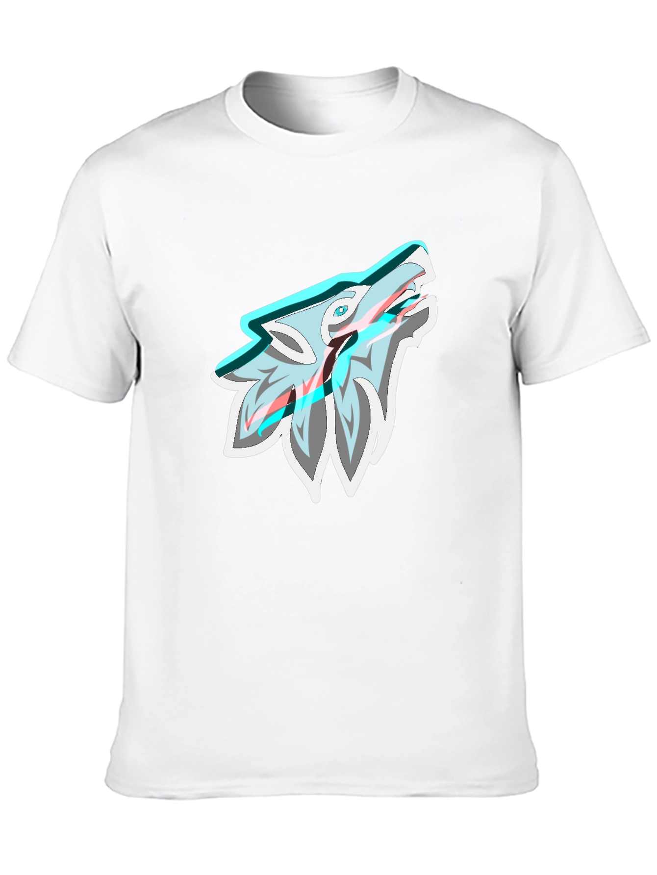 Wolf Graphic Print Tee - Cool Style