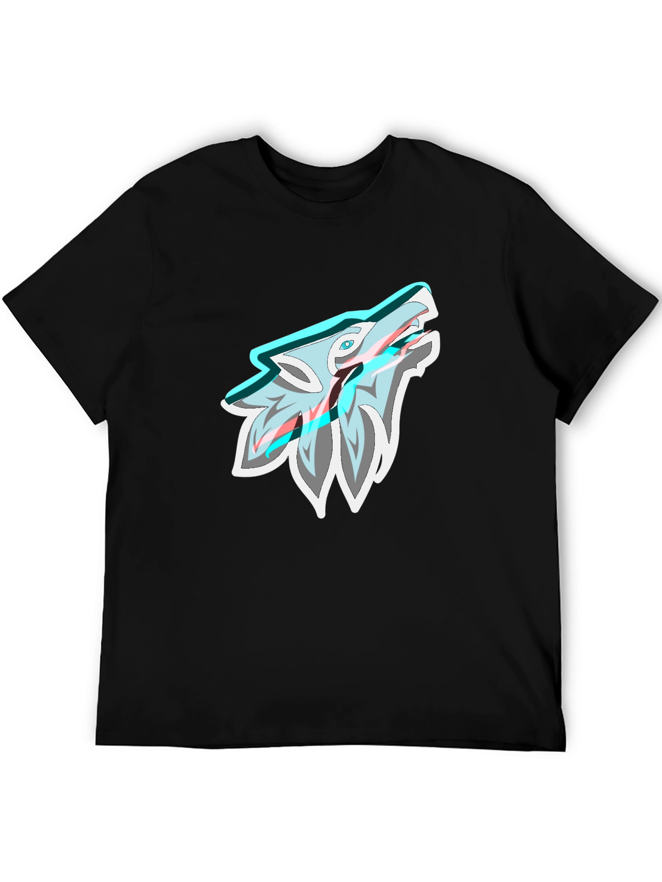 Wolf Graphic Print Tee - Cool Style